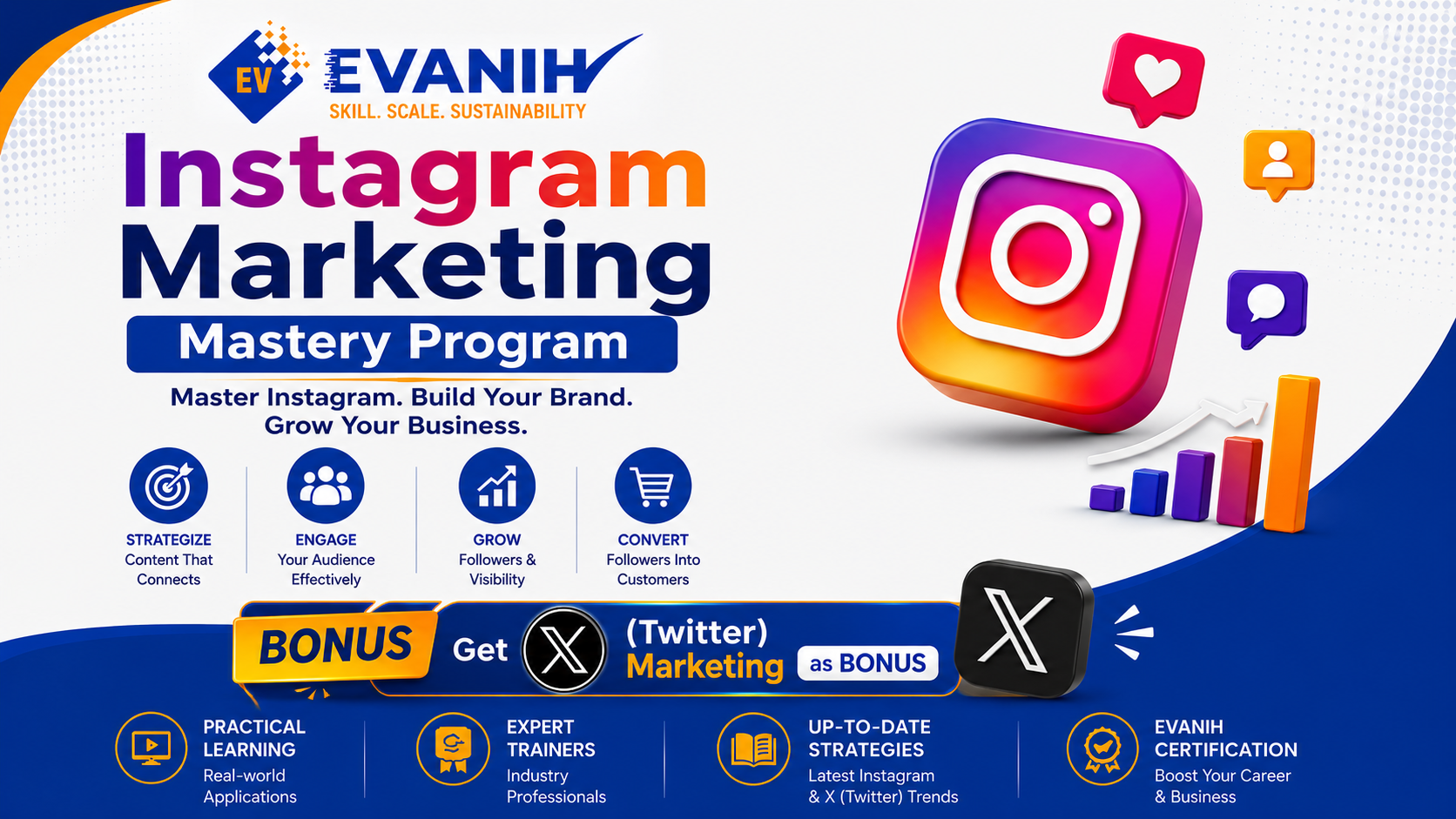 Instagram Marketing and get X (Twitter) Marketing as Bonus